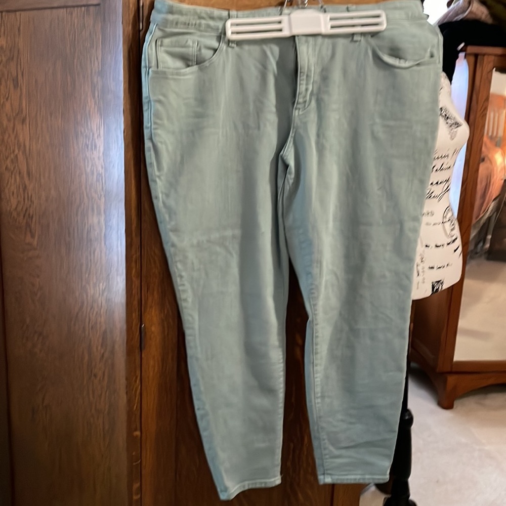 Universal Thread Light Green Mid-rise skinny Size 20w